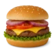 Unser CHEESE BURGER vereint alles, was einen echten Klassiker ausmacht: Ein saftiges 125g Rindfleisch-Patty, frischer Salat